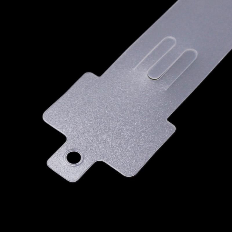 Merchandising PP Plastic Shelf Edge Hanging Clip Strips for Supermarket