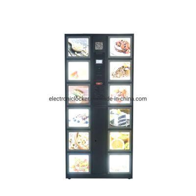 Smart Parcel Delivery Locker Hot Food Windows Cabinet Smart Food Locker for Fast Food Restaurant Z201230