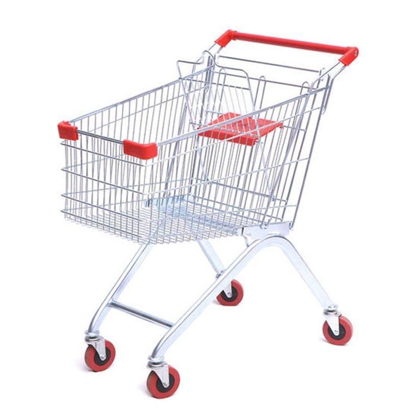 Wholesale High Quality 60L-240L Trolley Cart Supermarket Shopping Trolley