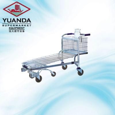 High Quality Supermarket Flat Trolley for Sale