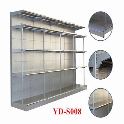 Heavy Duty Perforated Supermarket Island Gondola Shelving System