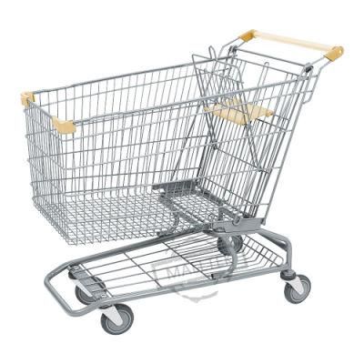 Best Sales Powder Coating 180L Grocery Cart