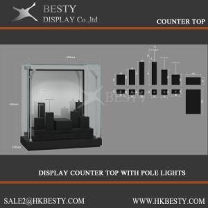 Customized Display Counter Top Showcase with LED Light