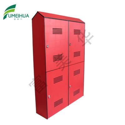 HPL Red Color School Key L Locker with Vent Hole