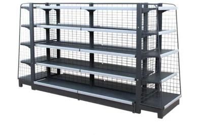 Store Display Shelves Retail Shelving Single Side Double Sided Supermarket Shelves Rack Storage Shelving Customized 15-30days