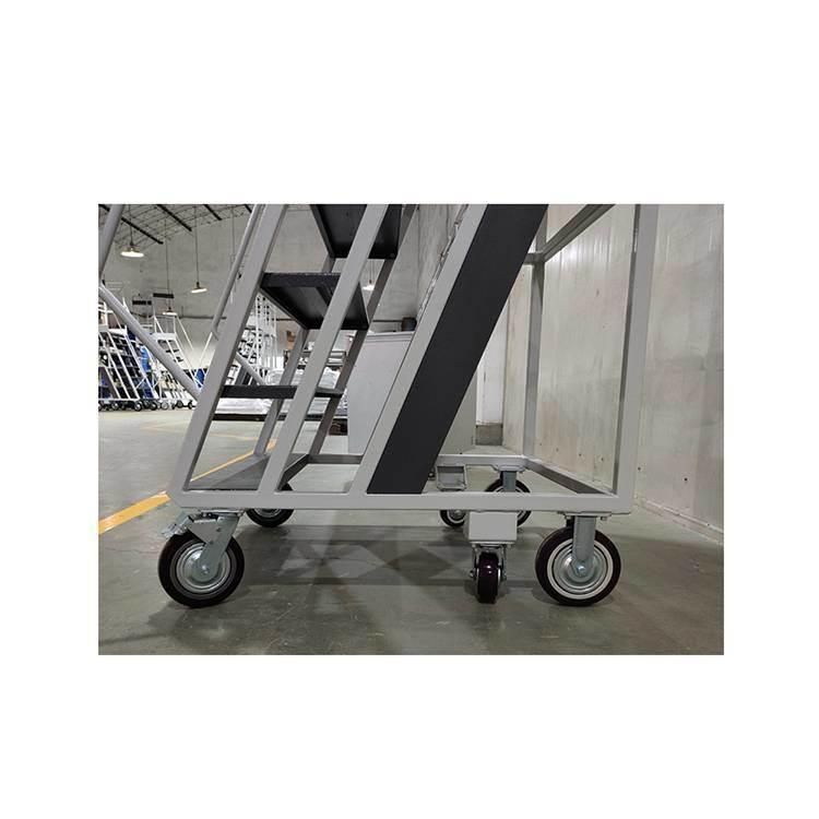 Densen Customized Warehouse Ascending Car Supermarket Shelf Type Take Goods Ascending Ladder Warehouse Finishing