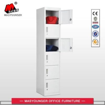 Modern Furniture Vertical Metal Staff Worker Clothing Changing Room Locker