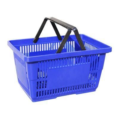 Hot Selling Chain Supermarket Plastic Shopping Basket for Shopping Mall