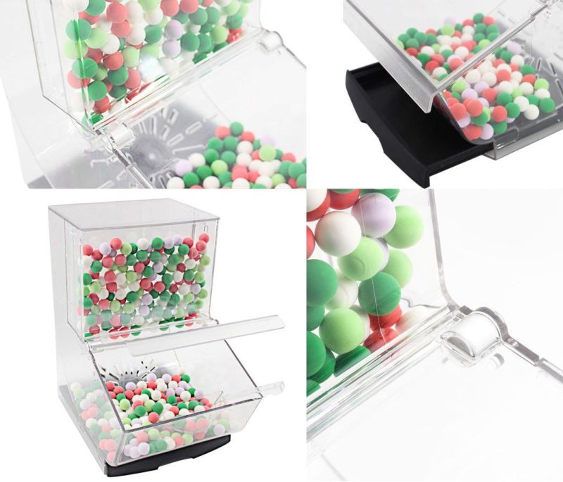 Professional Manufacturer Clear Pick and Mix Candy Bin with Tray