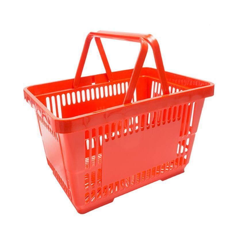 2021 China Factory Provide Supermarket Plastic Shopping Basket