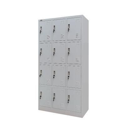 12 Door Locker Factory Directly Supply 12 Door Steel Clothes Storage Locker