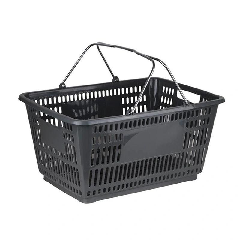 Multifunctional Wholesale Metal Shopping Reliable Basket Shopping Plastic Basket