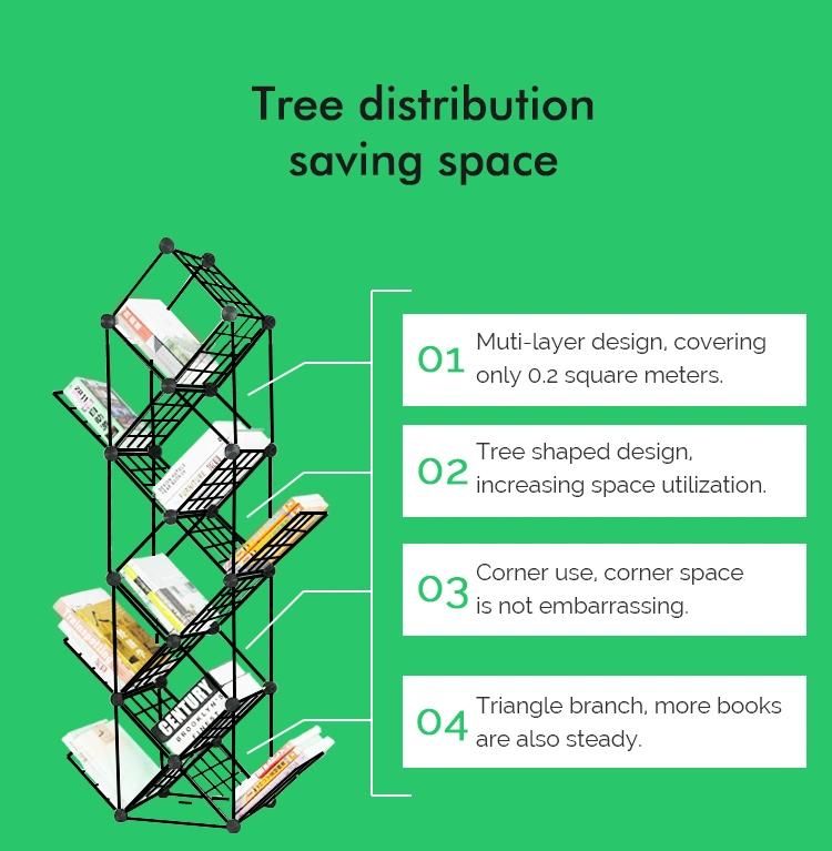 Metal Wire Multifunction Book Shelf