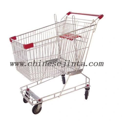 Metal Supermarket Shopping Cart with Ce Certification (JT-E07)