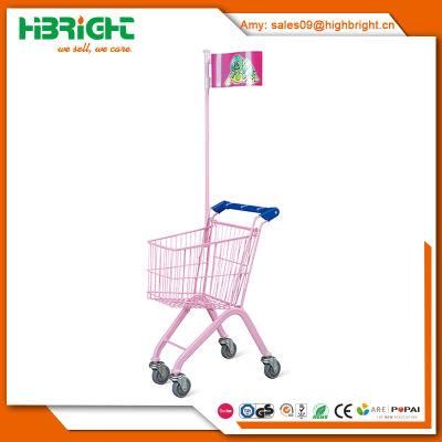 Children Supermarket Plastic Cart Kids Shopping Trolley