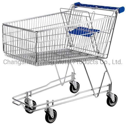 Supermarket Trolleys Shopping Carts with Four Wheels