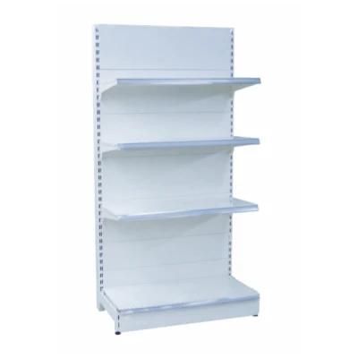 Single Sided Cold Rolled Steel Supermarket Shelf Additional Guardrail