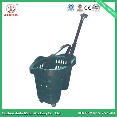 Supermarket Plastic Roll Shopping Basket (JT-TL-1)