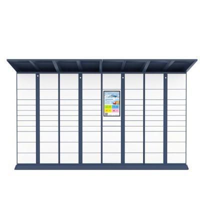 Intelligent Metal Parcel Locker with Touch Screen for Outdoor