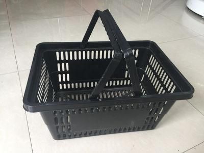 Double Handle Commercial Small Stacking Plastic Basket
