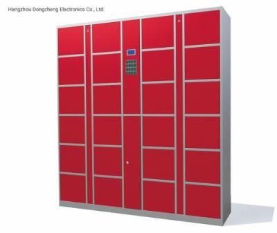 ODM Plywood Case Customized DC CE, ISO Fingerprint Wholesale Parcel Delivery Box 36 Door Locker