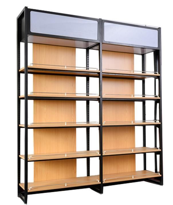 Modern Simple Metal Display Racks Supermarket Shelf