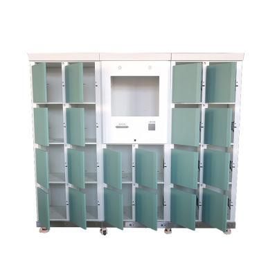 Densen Customized Sheet Metal Fabrication Outdoor Parcel Storage Cabinet Waterproof Parcel Kiosk Express Smart Cabinet