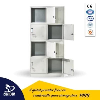 4 Tier 8 Door Industrial Metal Locker Office Staff Locker Manufacturer