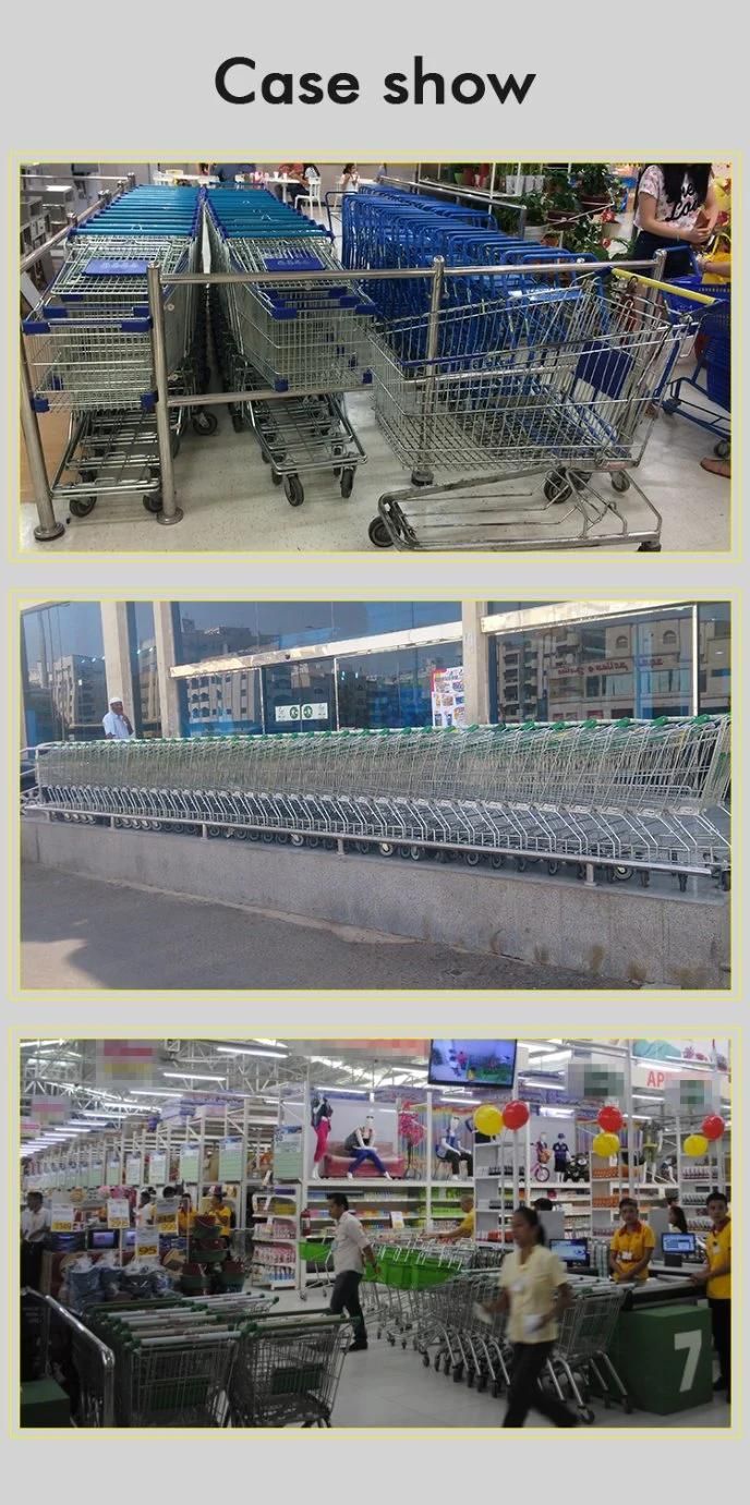 Supermarket Full Plastic Shopping Trolley Cart