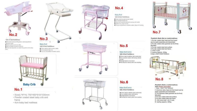 Assemble Hospital Medical Neonatal Neonate Stainless Steel Infant Baby Cart