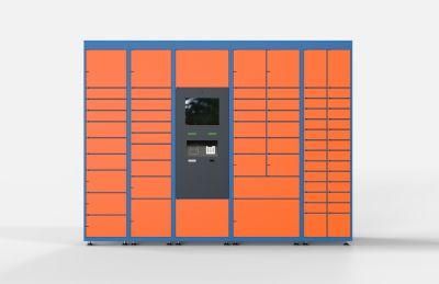 CE, ISO Cold Rolled Steel Smart Parcel Lockers Intelligent Locker