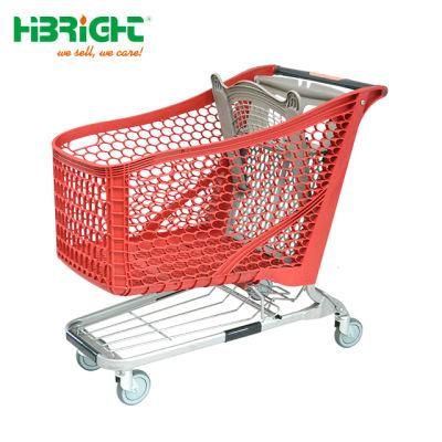 Hyper Market Plastic Shopping Trolley with Baby Seat