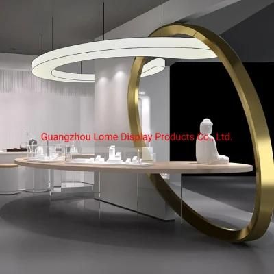 Showcase for Shop Design Customized Shop Mall Jewelry Display Cabinet Glass