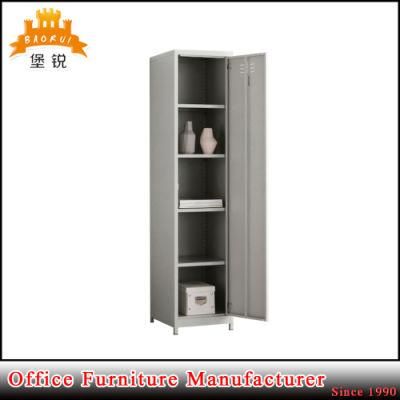 Metal Single Door Cupboard 5 Layers Storage Cabinet