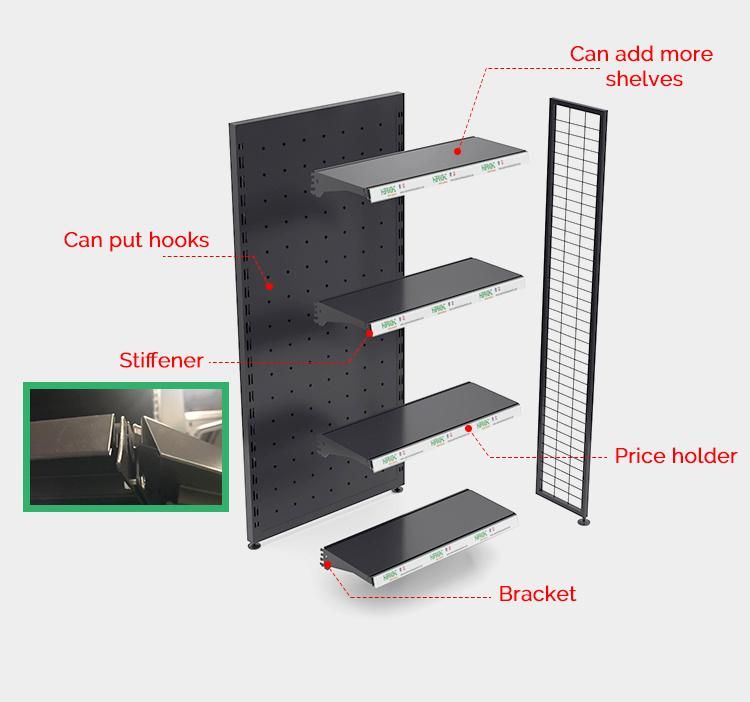 Convenience Store 4 Way Promotion Display Rack