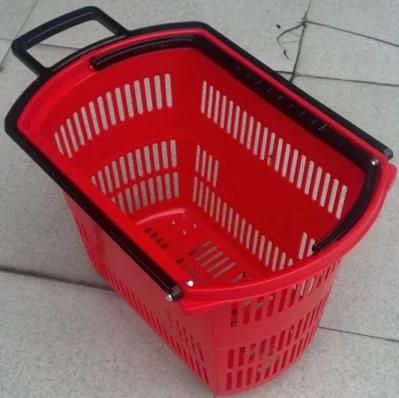 Good Price Large Size Movable Shopping Basket