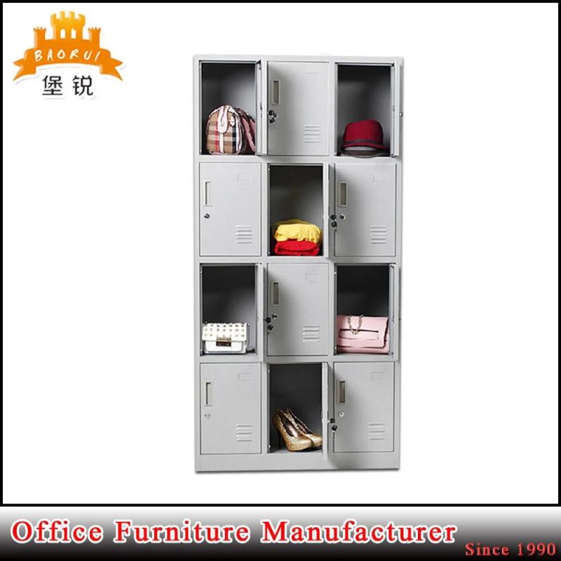 New Style 12 Door Metal Clothes Storage Wardrobe Locker