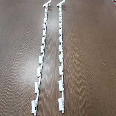 Supermarket Retail Hanging Display Metal Clip Strips with 12 Hooks