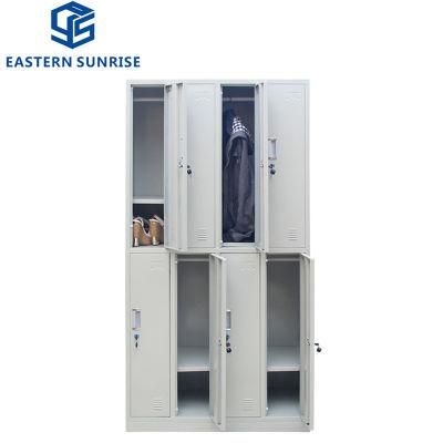 8 Compartment Steel Cloth Locker