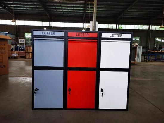 Fas-158 Steel Parcel Mail Post Box Outdoor Delivery Drop Box Letter Parcel Box
