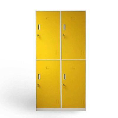 Sports Gym Use Steel Storage 4 Door Locker