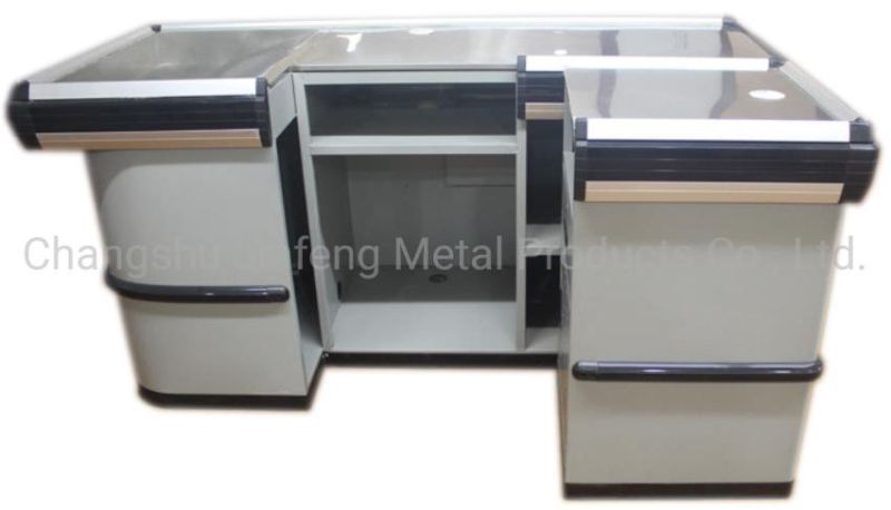 Supermarket and Convenience Store Metal Cashier Table