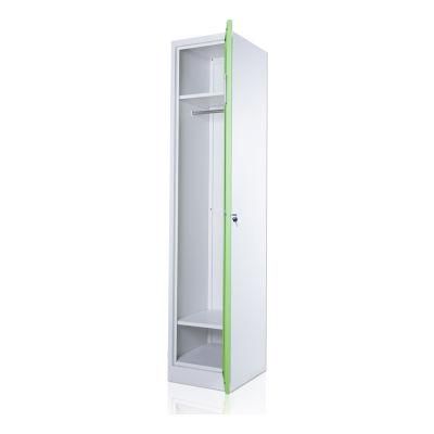 Single Doors Metal Locker Students School Locker Gym Storage Metal Locker