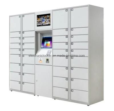 Outdoor Parcel Delivery Intelligent Controller Smart Locker for Courier and Receiver Office Building Use