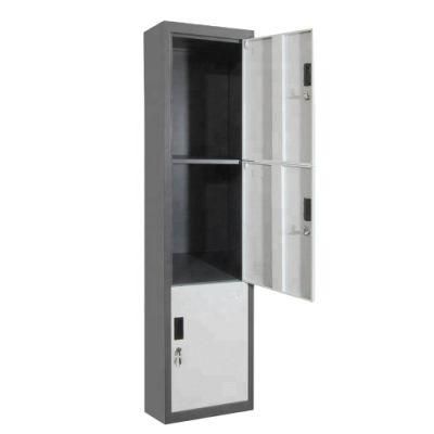 Single Vertical 3 Door School Metal Locker
