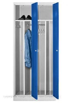 Clothes and Shoes Storage Metal Locker