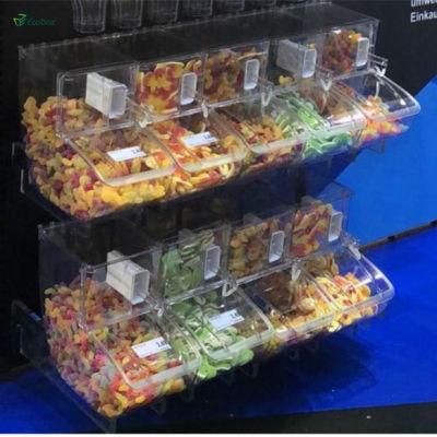 Acrylic Candy Bin Dry Food Bin Scoop Bin for Store