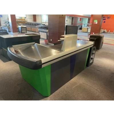 Hot Sell Cheap Supermarket Electric Cash Counter Table for Sale