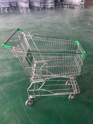 60-240L Wholesales Asian Type Supermarket Grocery Shopping Trolley Cart