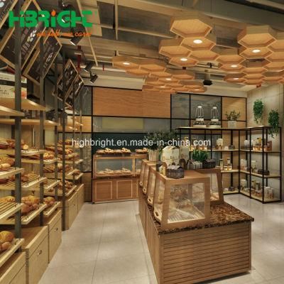 Stylish Non-Refrigerated Barkey Showcase Commercial Bread Display Cabinet